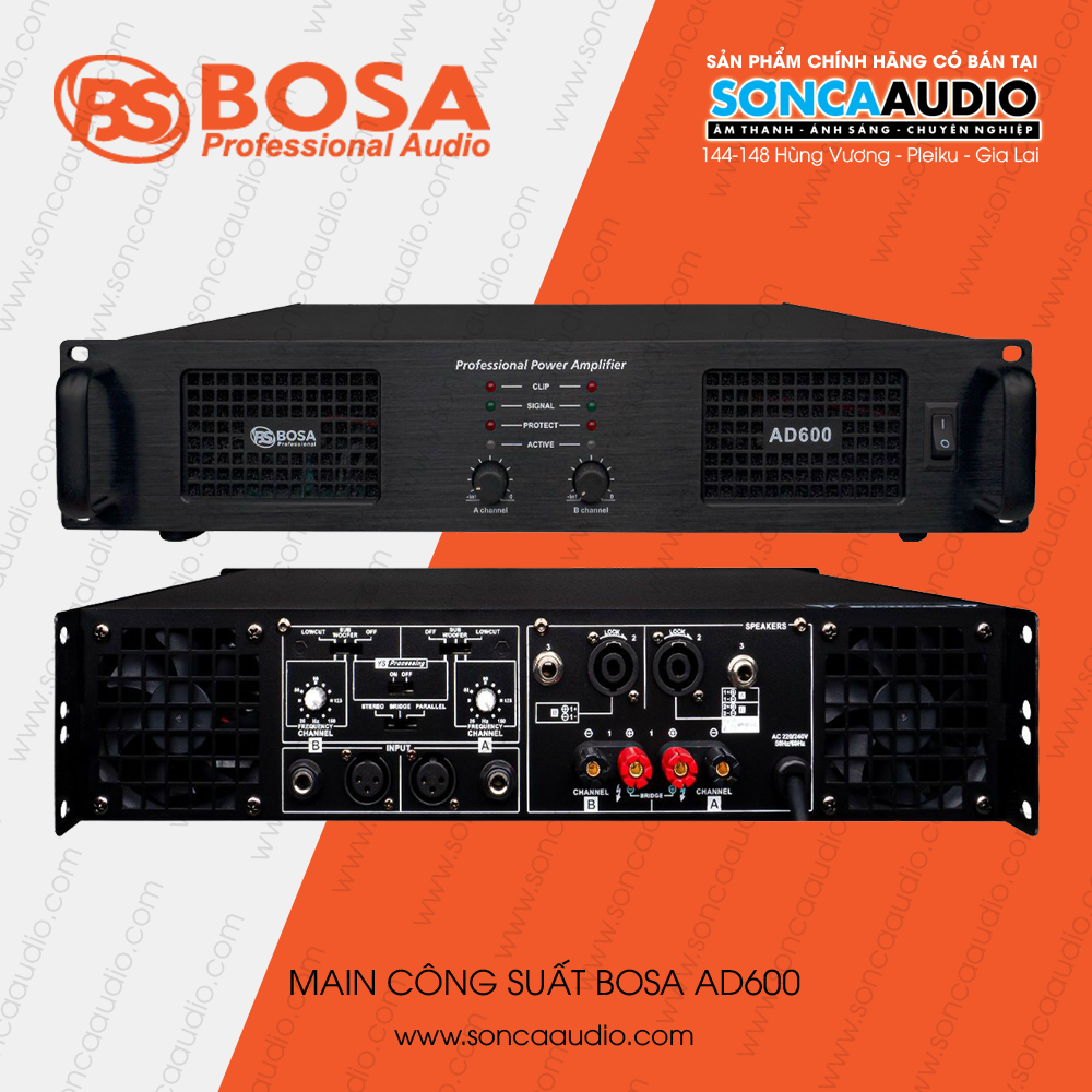 Main công suất Bosa AD600