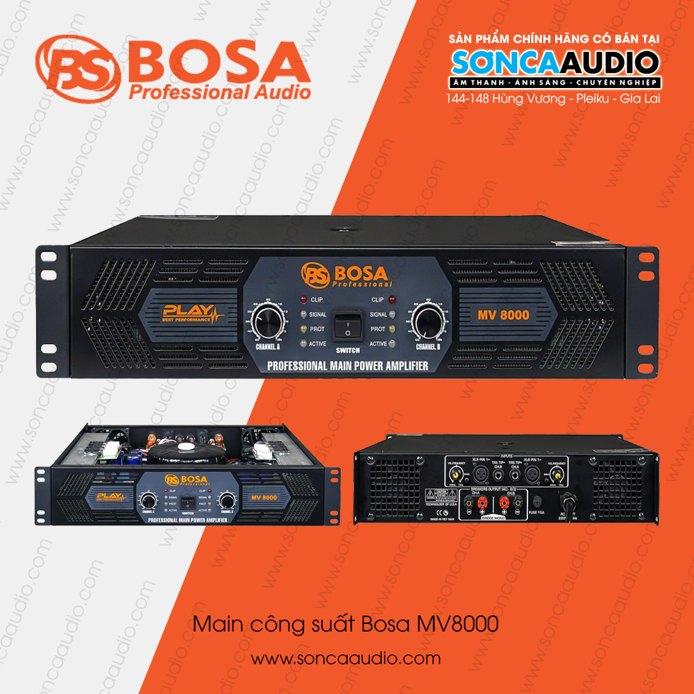 Main công suất Bosa MV8000