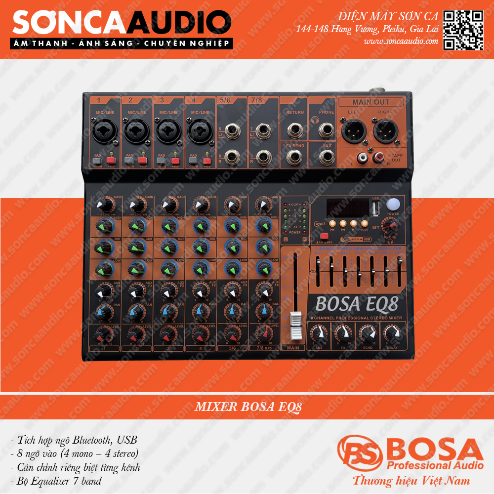 Mixer Bosa EQ8
