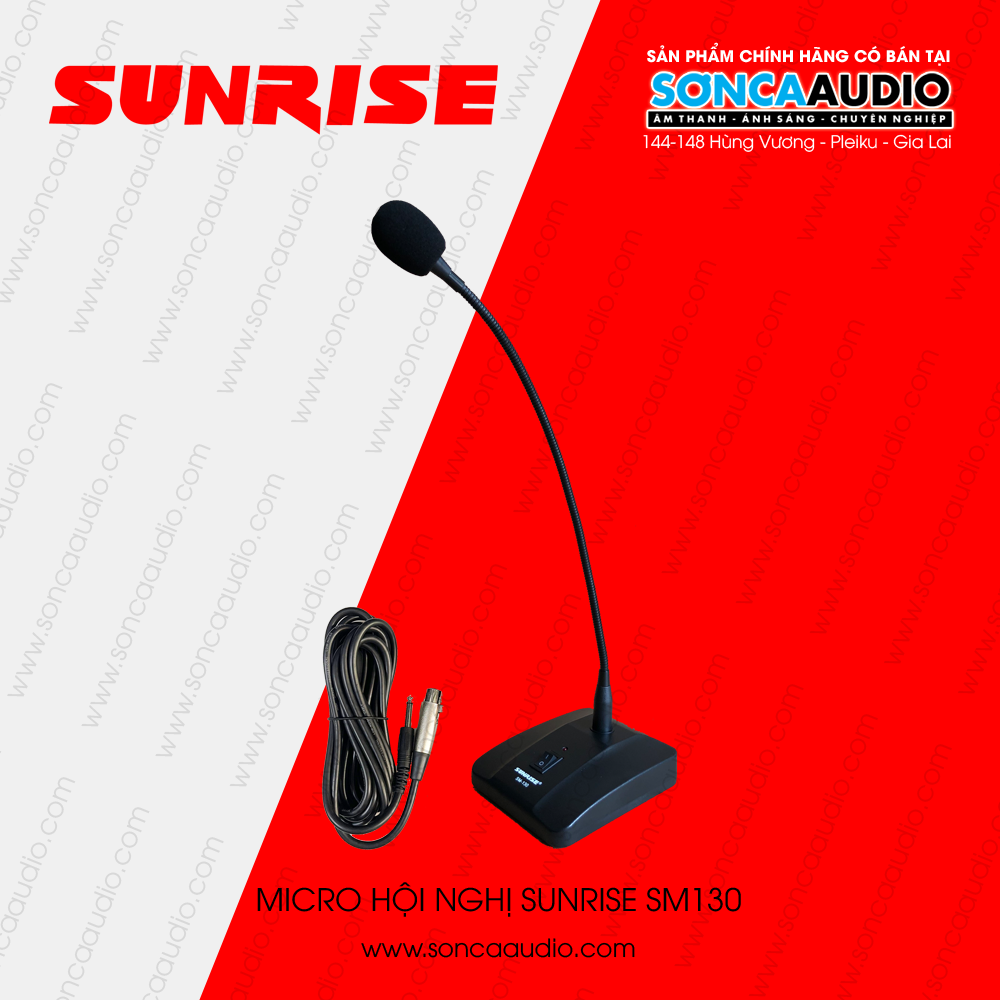 Micro hội nghị có dây Sunrise SM130