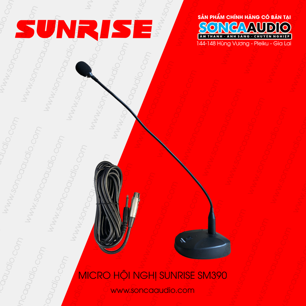 Micro hội nghị có dây Sunrise SM390