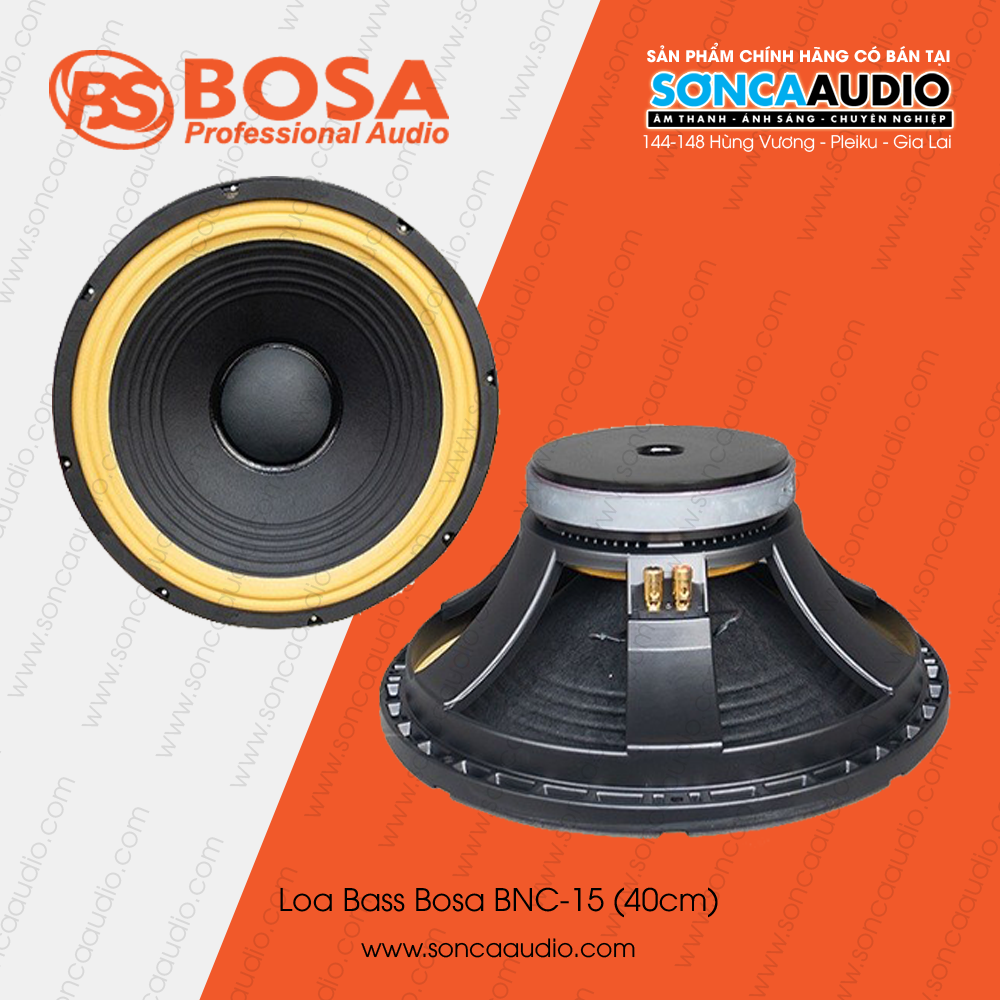 Loa Bass Bosa BNC15 - 40cm