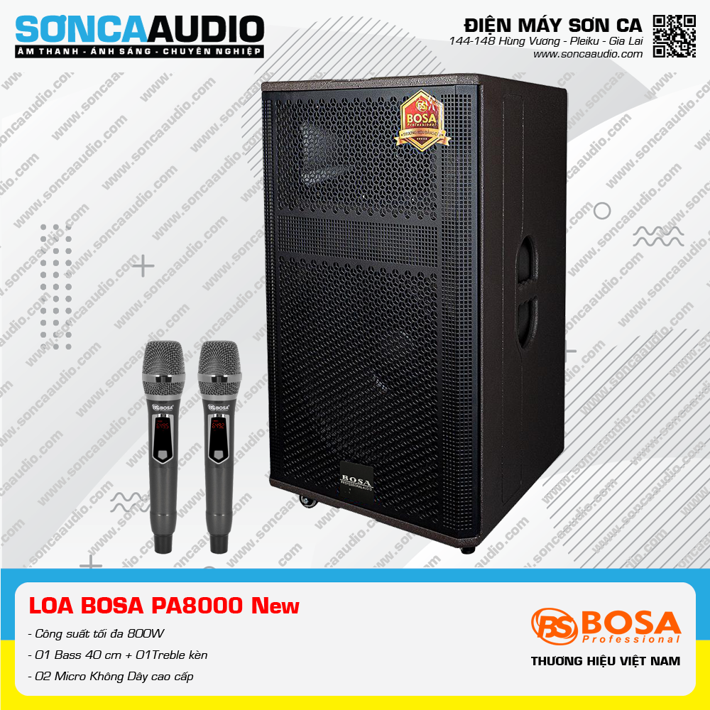 Loa Bosa PA8000 New