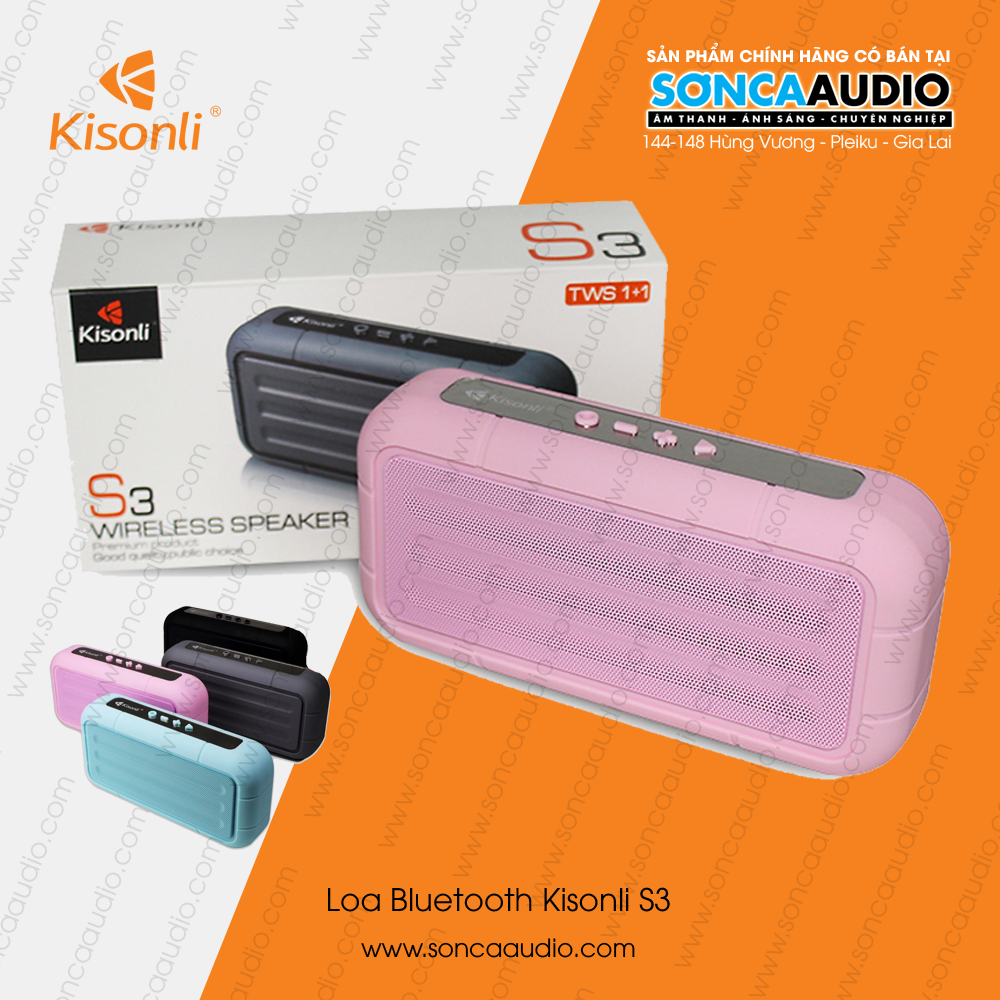 Loa Bluetooth Kisonli S3