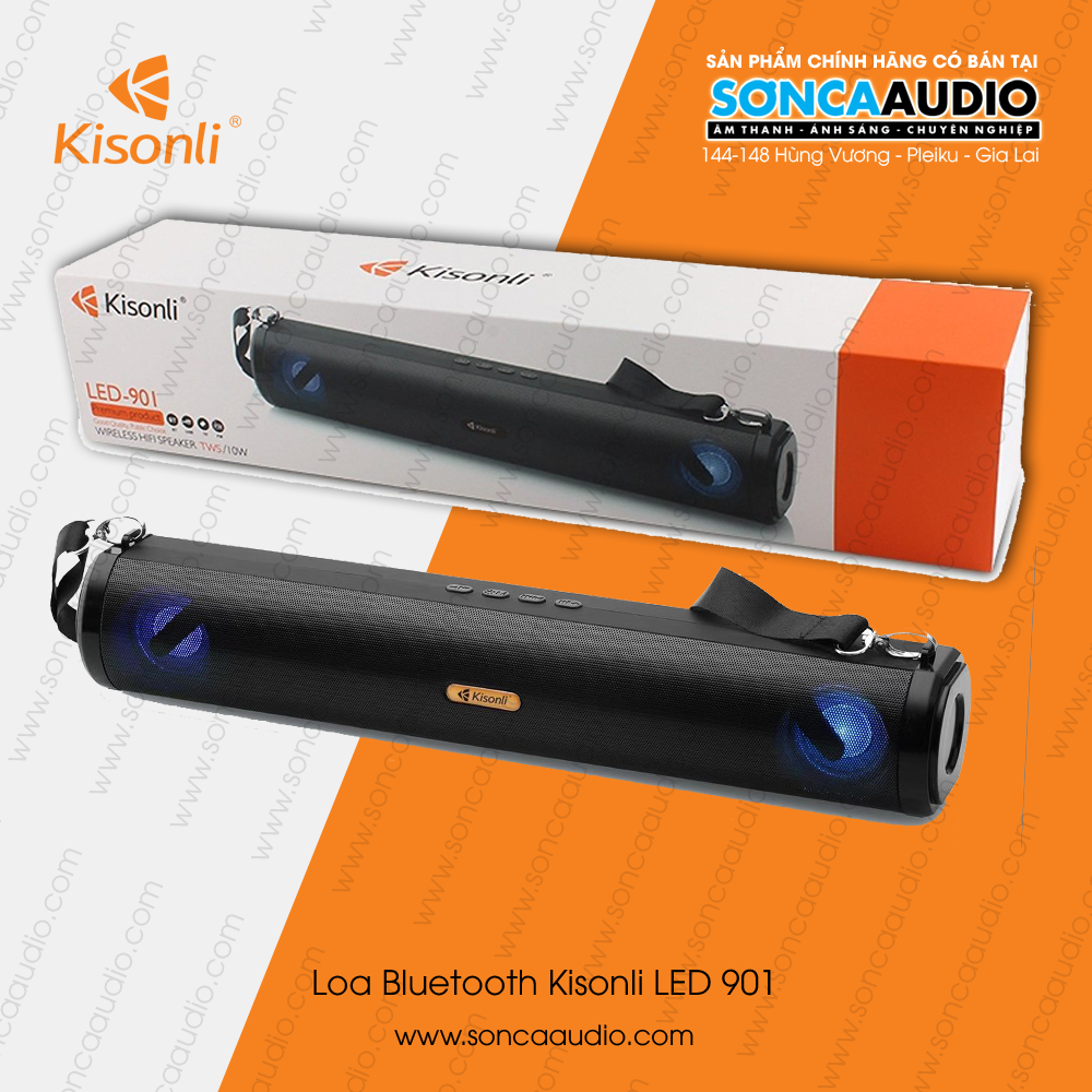 Loa Bluetooth Kisonli LED-901