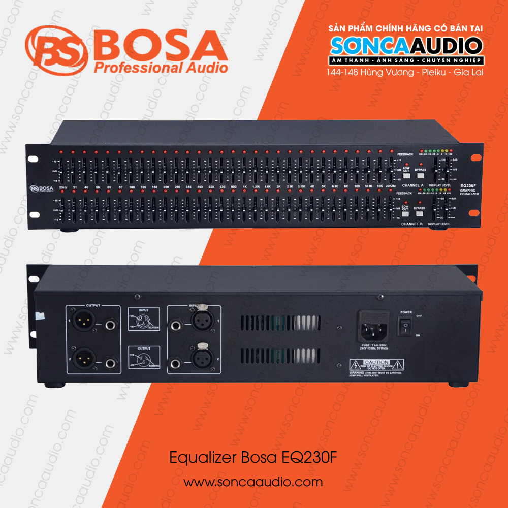 Equalizer Bosa EQ230F