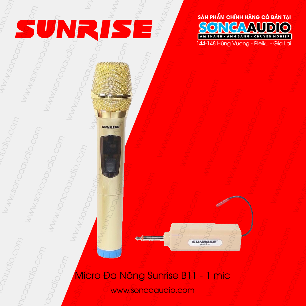 Micro đa năng Sunrise B11 - 1 mic