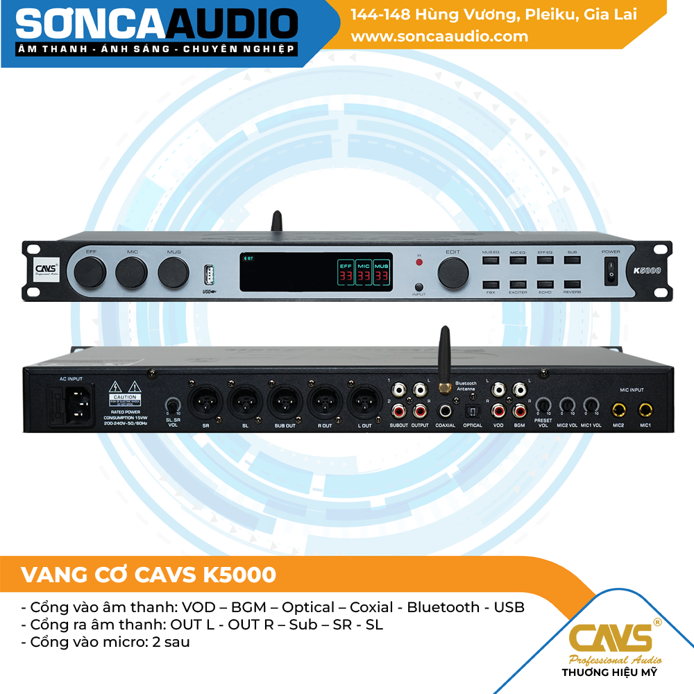 Vang cơ CAVS K5000