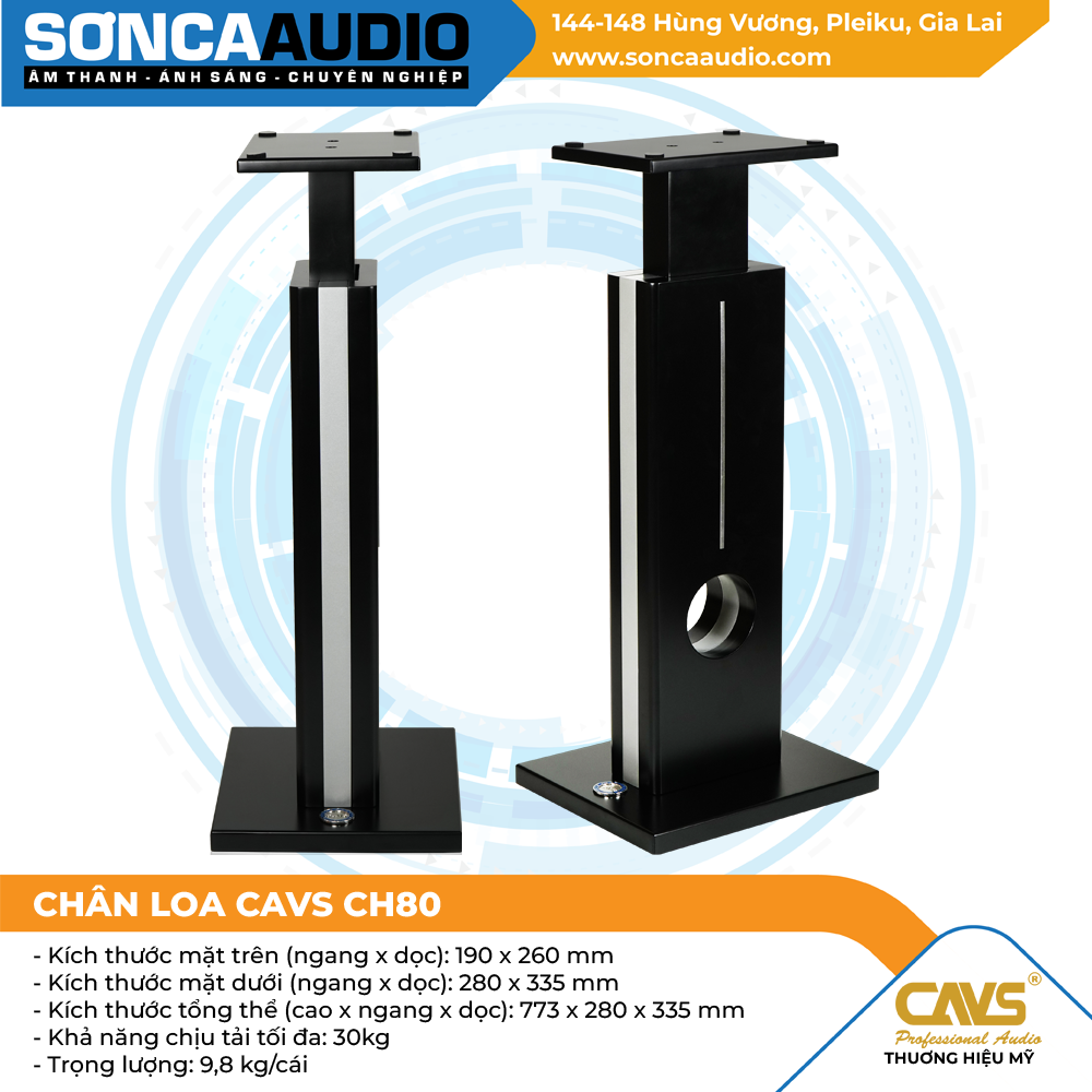 Chân loa CAVS CH80